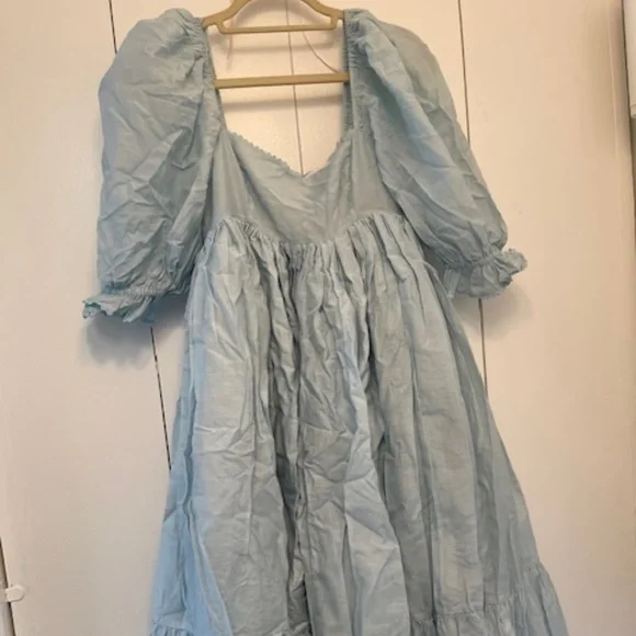 Selkie The French Puff Dress Water Baby Organdy